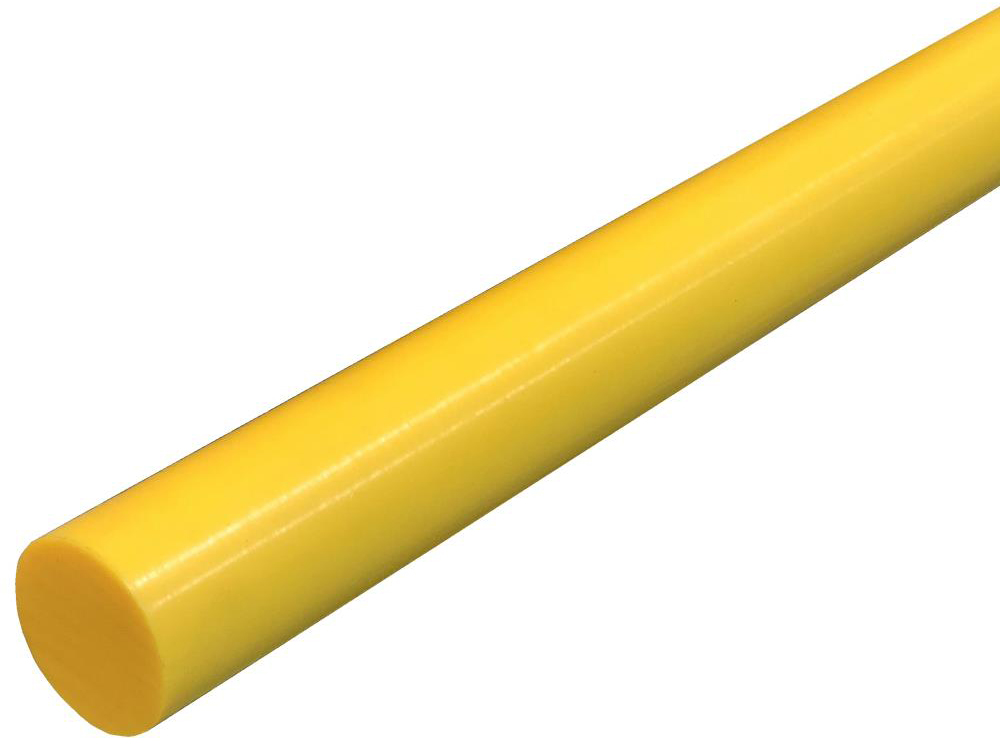 2IN Dia YELLOW UHMW ROD